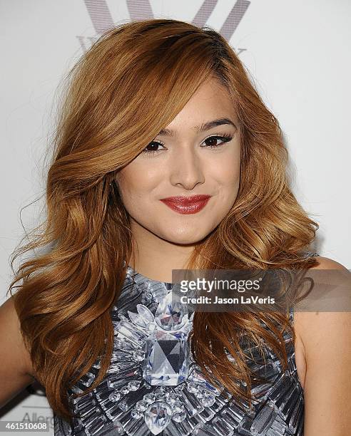 Chachi Gonzales attends Meghan Trainor's record release party for her debut album "Title" at Warwick on January 13, 2015 in Hollywood, California.
