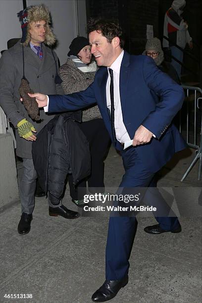 Dominic West attends the Broadway Opening Night Performance of The Manhattan Theatre Club's production of 'Constellations' at the Samuel J. Friedman...