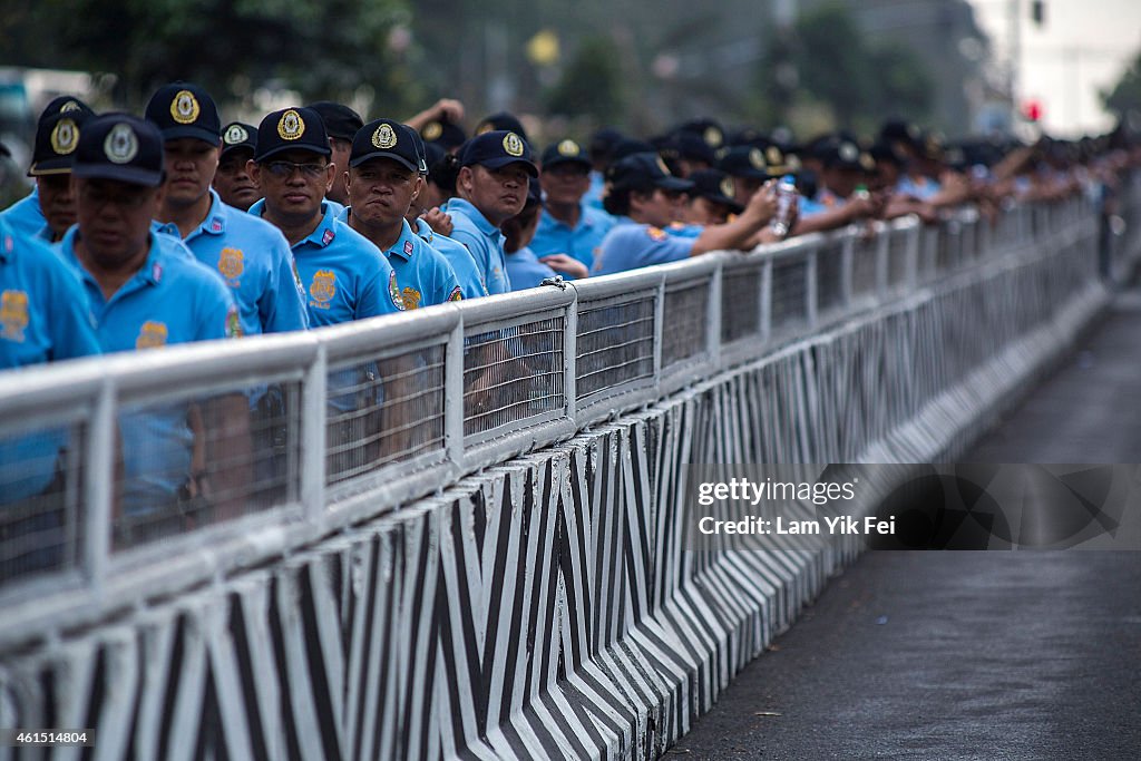 Manila Prepares For The Arrival Of Pope Francis