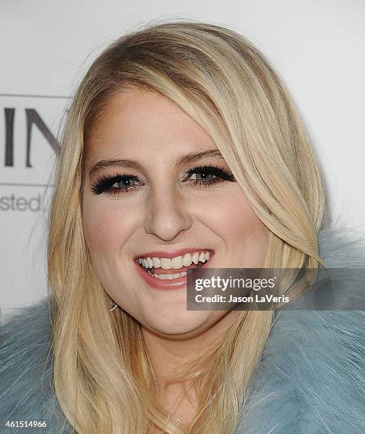 Singer Meghan Trainor attends the record release party for her debut album "Title" at Warwick on January 13, 2015 in Hollywood, California.