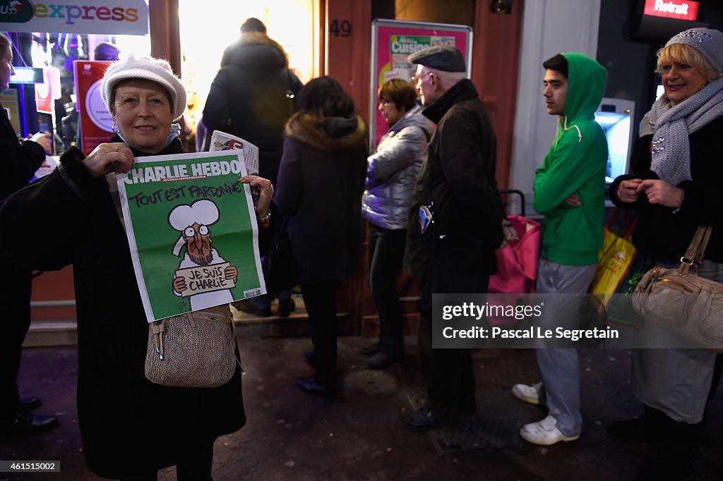 First International Edition Of Charlie Hebdo Published Since Paris Terror Attacks