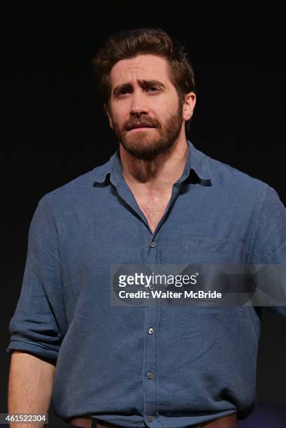 Jake Gyllenhaal during the Broadway Opening Night Performance Curtain Call for The Manhattan Theatre Club's production of 'Constellations' at the...