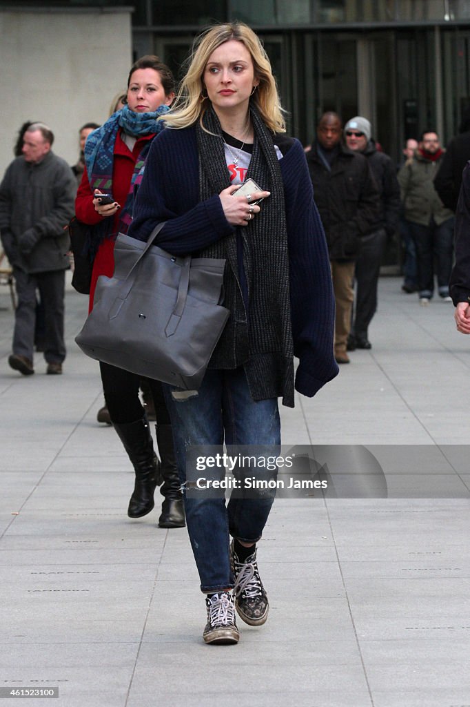 London Celebrity Sightings -  January 14, 2015