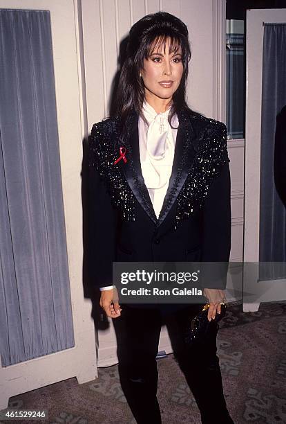 Athlete Rachel McLish attends the 22nd Annual Nosotros Golden Eagle Awards on June 5, 1992 at the Beverly Hilton Hotel in Beverly Hills, California.