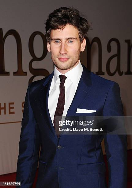 Edward Holcroft attends the World Premiere of "Kingsman: The Secret Service" at Odeon Leicester Square on January 14, 2015 in London, England.