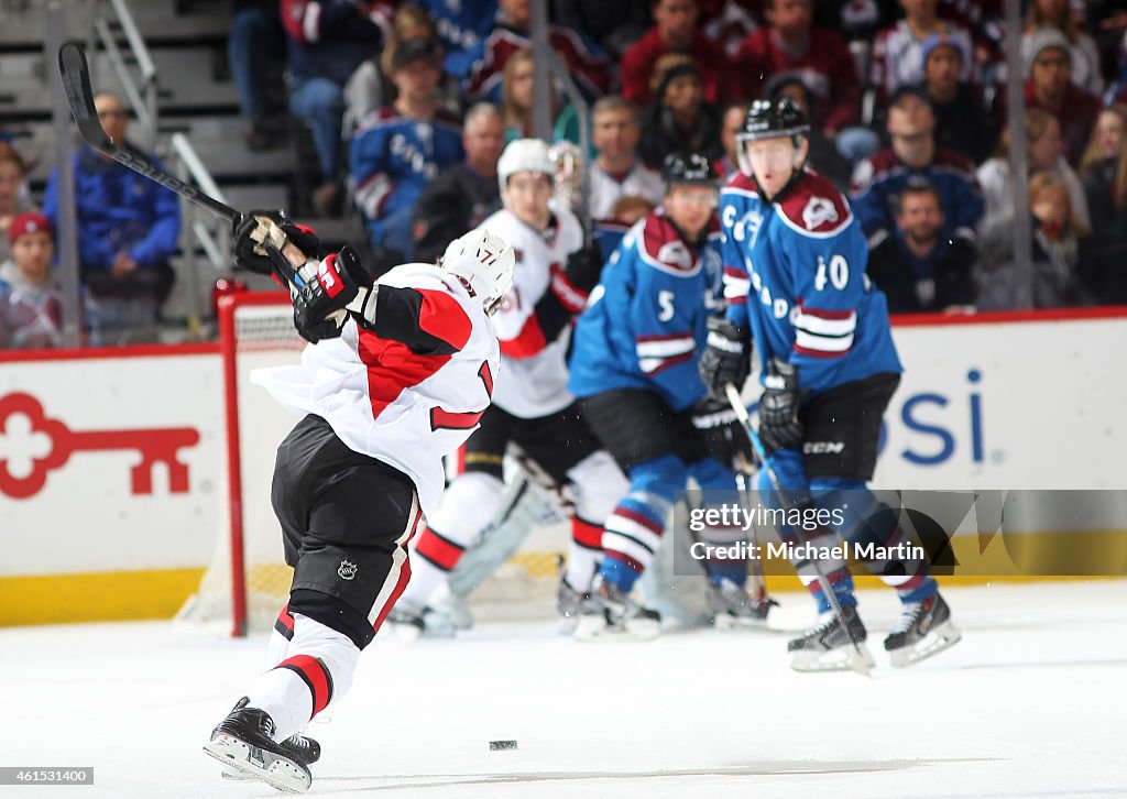 Ottawa Senators v Colorado Avalanche