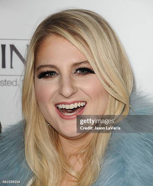 Singer Meghan Trainor attends the record release party for her debut album "Title" at Warwick on January 13, 2015 in Hollywood, California.