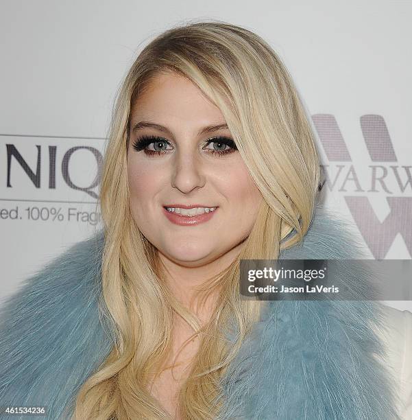 Singer Meghan Trainor attends the record release party for her debut album "Title" at Warwick on January 13, 2015 in Hollywood, California.