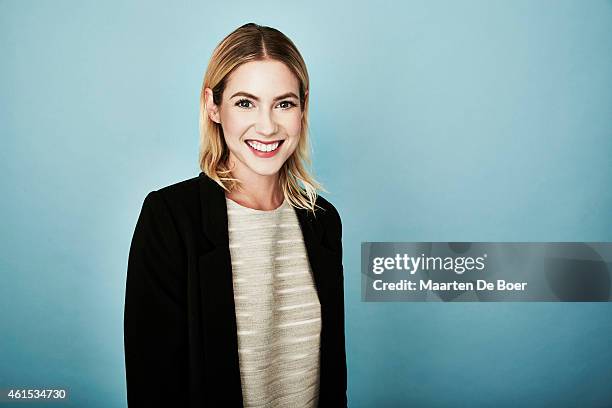 Actress Laura Ramsey poses for a portrait during the Winter TCA panel for 'Hindsight' at the Langham Huntington Hotel & Spa on January 7, 2015 in...