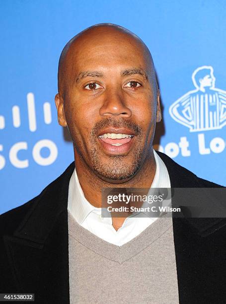 Bruce Bowen attends the NBA Global Games London 2015 Tip Off Party at Millbank Tower on January 14, 2015 in London, England.