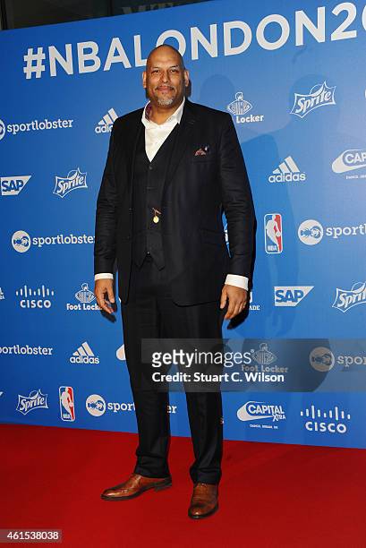 John Amaechi attends the NBA Global Games London 2015 Tip Off Party at Millbank Tower on January 14, 2015 in London, England.