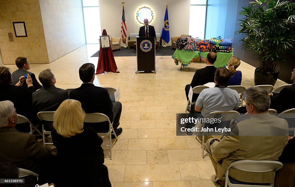 FBI presenting "Safely Home" blankets to Restore Innocence