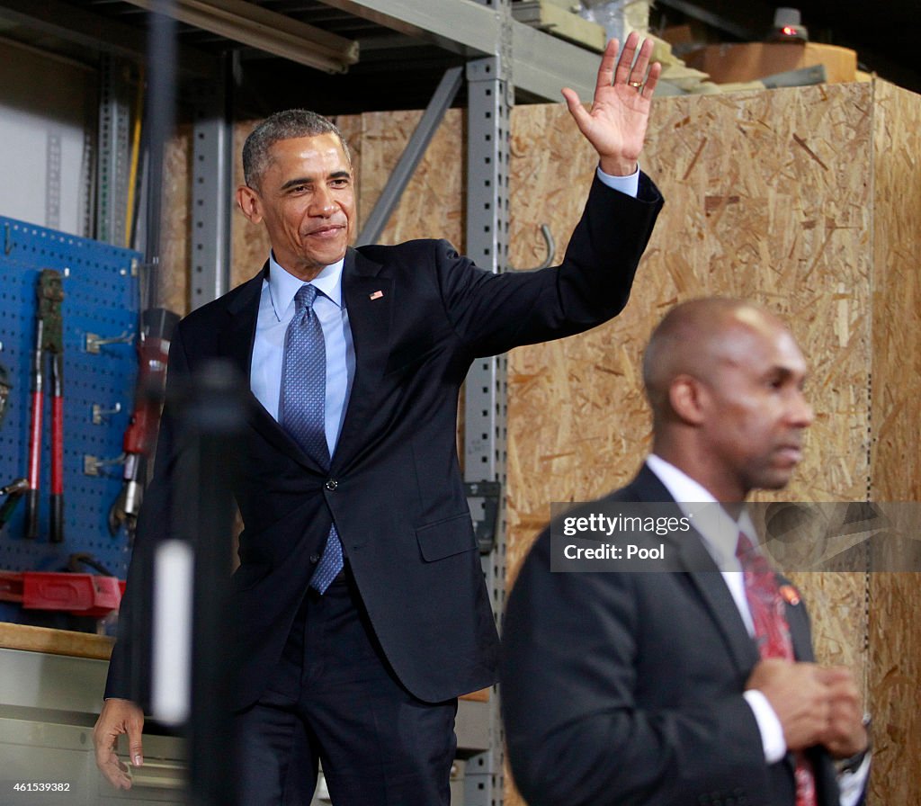 Obama Speaks In Iowa On His Plan To Increase Broadband Access Across The Country