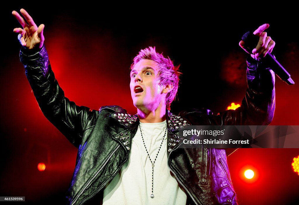 Aaron Carter Kick Starts UK Leg Of Tour In Manchester