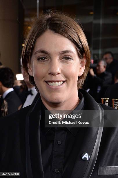 Producer Megan Ellison attends the 72nd Annual Golden Globe Awards at The Beverly Hilton Hotel on January 11, 2015 in Beverly Hills, California.