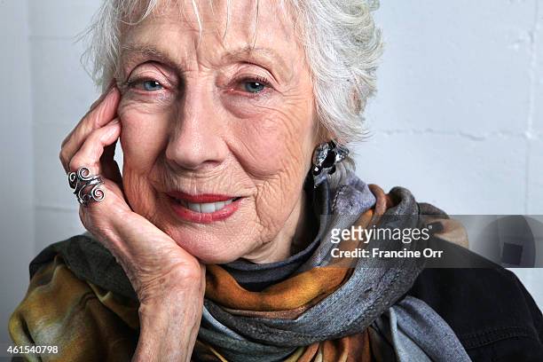 Artist Margaret Keane is photographed for Los Angeles Times on December 9, 2014 in Los Angeles, California. PUBLISHED IMAGE. CREDIT MUST READ:...