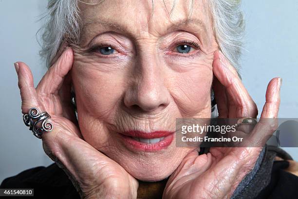 Artist Margaret Keane is photographed for Los Angeles Times on December 9, 2014 in Los Angeles, California. PUBLISHED IMAGE. CREDIT MUST READ:...