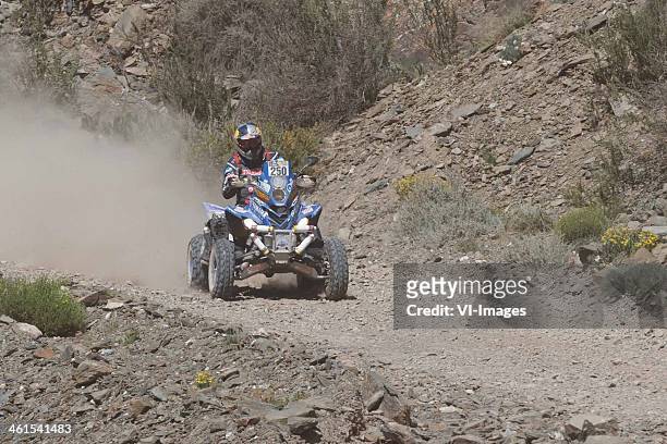 During the Stage 3 of the 2014 Dakar Rally between San Rafael and San Juan, Argentina, on January 7, 2014. During the Stage 1 of the 2014 Dakar Rally...