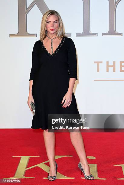Samantha Womack attends the World Premiere of "Kingsman: The Secret Service" at Odeon Leicester Square on January 14, 2015 in London, England.