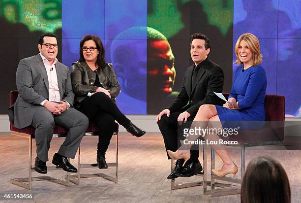 Jodi Applegate and Naya Rivera guest co-host. Guests include Josh Gad and Ioan Gruffudd and YouTube star Cory airing today, Tuesday, January 13, 2015...