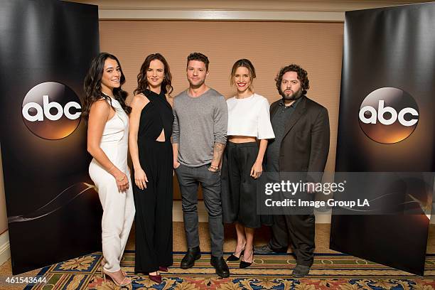 Secrets and Lies" - The cast and executive producers of "Secrets and Lies" at Disney | Walt Disney Television via Getty Images Television Group's...