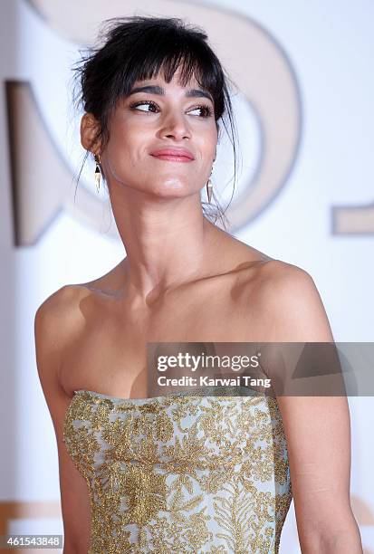 Sofia Boutella attends the World Premiere of "Kingsman: The Secret Service" at Odeon Leicester Square on January 14, 2015 in London, England.