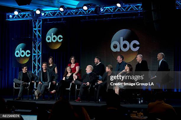 Marvel's Agent Carter" Session - The cast and executive producers of "Marvel's Agent Carter" addressed the press at Disney | Walt Disney Television...