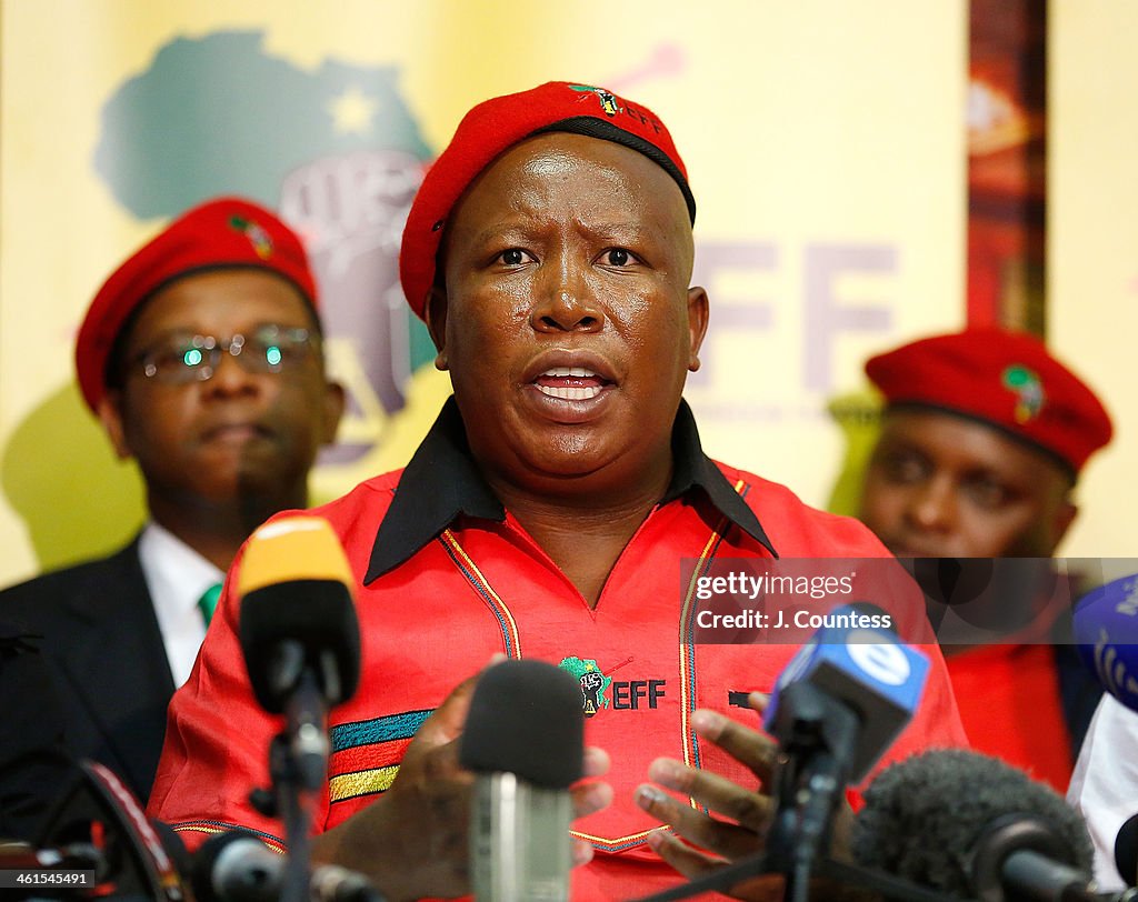 Julius Malema & Economic Freedom Fighters Hold A Press Conference