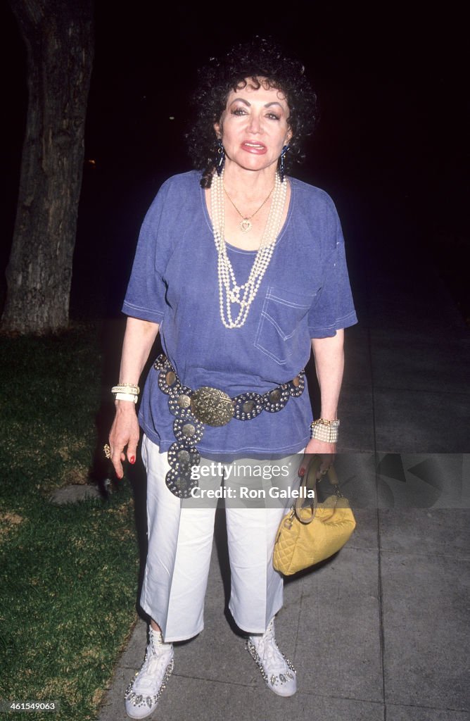 Jackie Stallone attends Shelley Winters' 70th Birthday Party on... News ...
