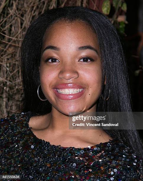 Singer Ashley Jackson attends the R&B Divas LA "Celebration of Life" at House of Blues Sunset Strip on January 14, 2015 in West Hollywood, California.