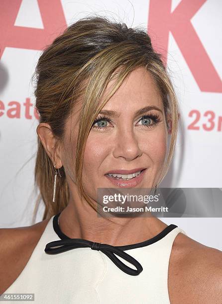 Actress/producer Jennifer Aniston attends the premiere of Cinelou Films' 'Cake' at ArcLight Cinemas on January 14, 2015 in Los Angeles, California.