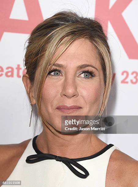 Actress/producer Jennifer Aniston attends the premiere of Cinelou Films' 'Cake' at ArcLight Cinemas on January 14, 2015 in Los Angeles, California.