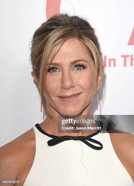 Actress/producer Jennifer Aniston attends the premiere of Cinelou Films' 'Cake' at ArcLight Cinemas on January 14, 2015 in Los Angeles, California.