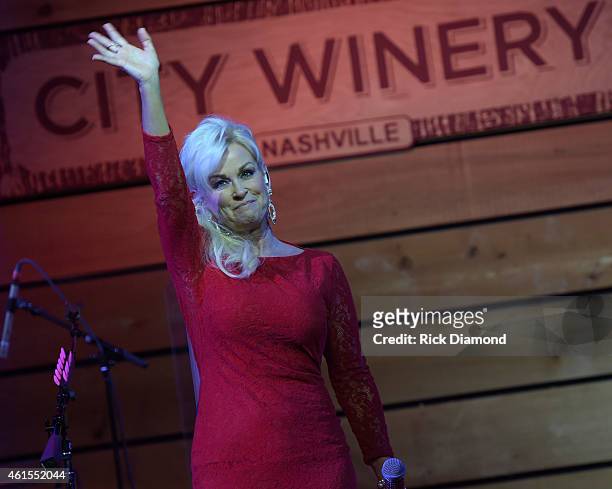 Singer/Songwriter Lorrie Morgan performs at City Winery on January 14, 2015 in Nashville, Tennessee.
