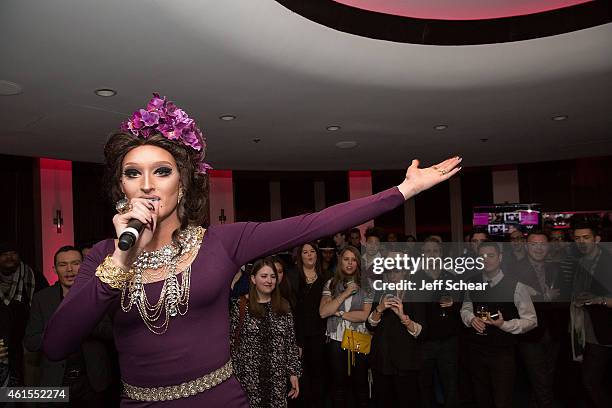 Trannika Rex attends W Hotels and Jennifer Hudson Turn It Up For Change to Benefit HRC at W Chicago-Lakeshore on January 15, 2015 in Chicago,...