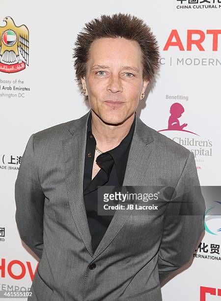 Billy Morrison attends the LA Art Show 2015 Opening Night Premiere Party at the Los Angeles Convention Center on January 14, 2015 in Los Angeles,...