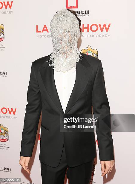 Radio Fortune Teller attends the LA Art Show 2015 Opening Night Premiere Party at the Los Angeles Convention Center on January 14, 2015 in Los...