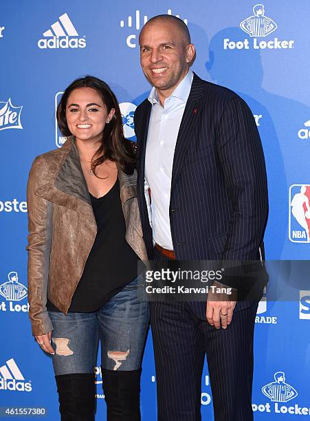 Milwaukee Bucks Head Coach Jason Kidd attends the NBA Global Games London 2015 Tip Off Party at Millbank Tower on January 14, 2015 in London, England.