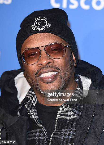 Jazzy Jeff attends the NBA Global Games London 2015 Tip Off Party at Millbank Tower on January 14, 2015 in London, England.