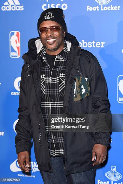 Jazzy Jeff attends the NBA Global Games London 2015 Tip Off Party at Millbank Tower on January 14, 2015 in London, England.