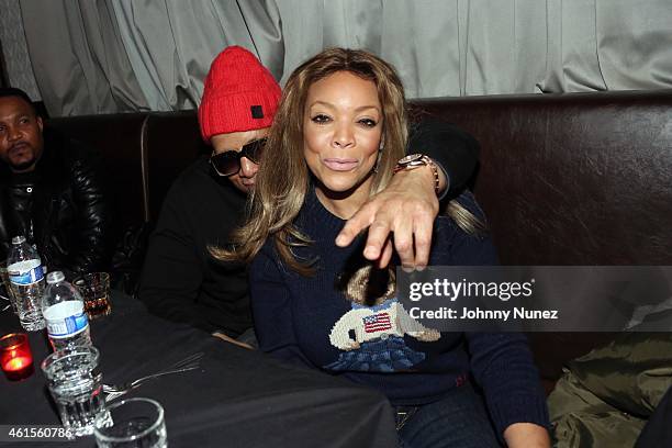 Personality Wendy Williams and husband Kevin Hunter attend the Smif N Wessun - Dah Shinin' 20 Year Anniversary concert at S.O.B.'s on January 14,...