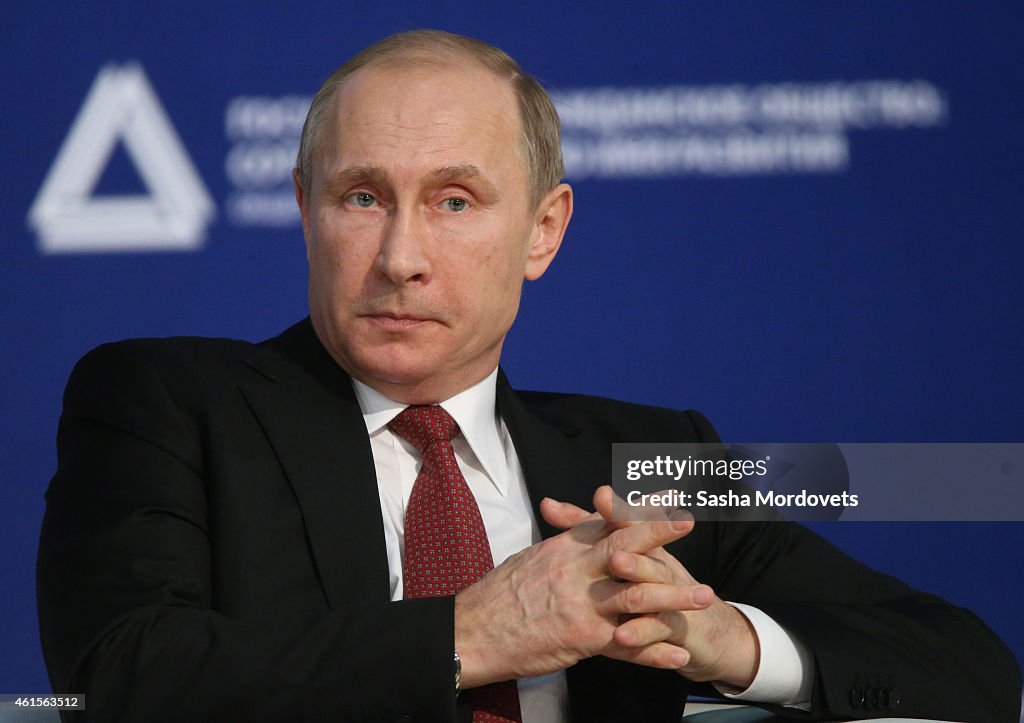 Vladimir Putin Attends National Forum The State and Civil Society