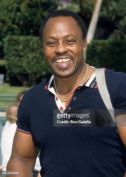 Actor Roger E. Mosley attends the Third Annual Victoria Principal Tennis Classic to Benefit the National Arthritis Foundation on October 18, 1986 at...