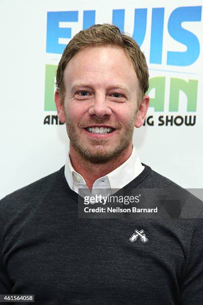 Ian Ziering visits "The Elvis Duran Z100 Morning Show" at the Z100 Studio on January 15, 2015 in New York City.