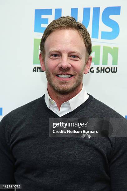 Ian Ziering visits "The Elvis Duran Z100 Morning Show" at the Z100 Studio on January 15, 2015 in New York City.