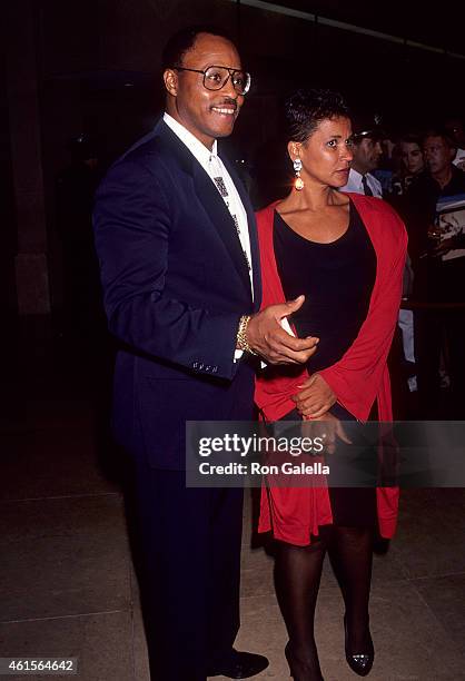 Actor Roger E. Mosley and girlfriend Toni Laudermick attend the American Cinema Awards Foundation's "Donald O'Connor: An American Treasure, a 65th...