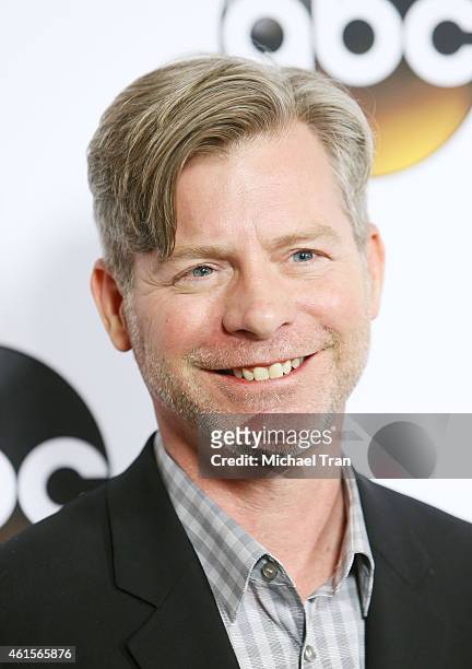 Michael J. McDonald arrives at the Disney ABC Television Group's TCA Winter press tour held at The Langham Huntington Hotel and Spa on January 14,...