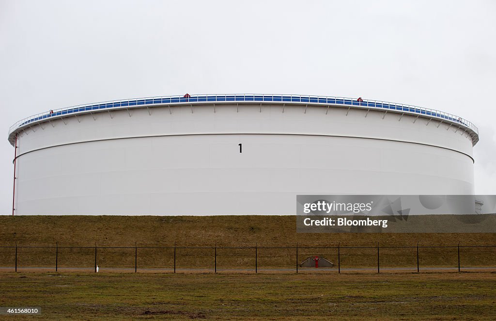 General Views Of Maasvlakte Terminal Oil Storage Site