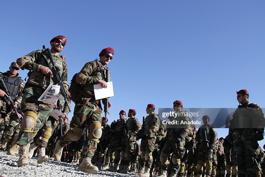 Afghanistan's Spesial Forces' graduation ceremony