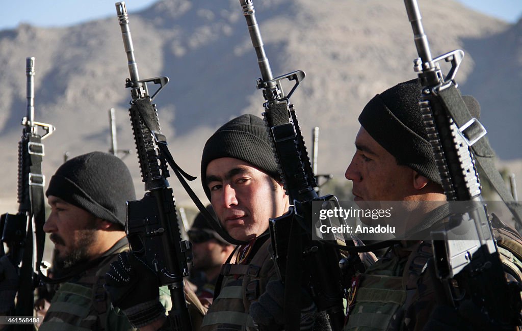 Afghanistan's Spesial Forces' graduation ceremony